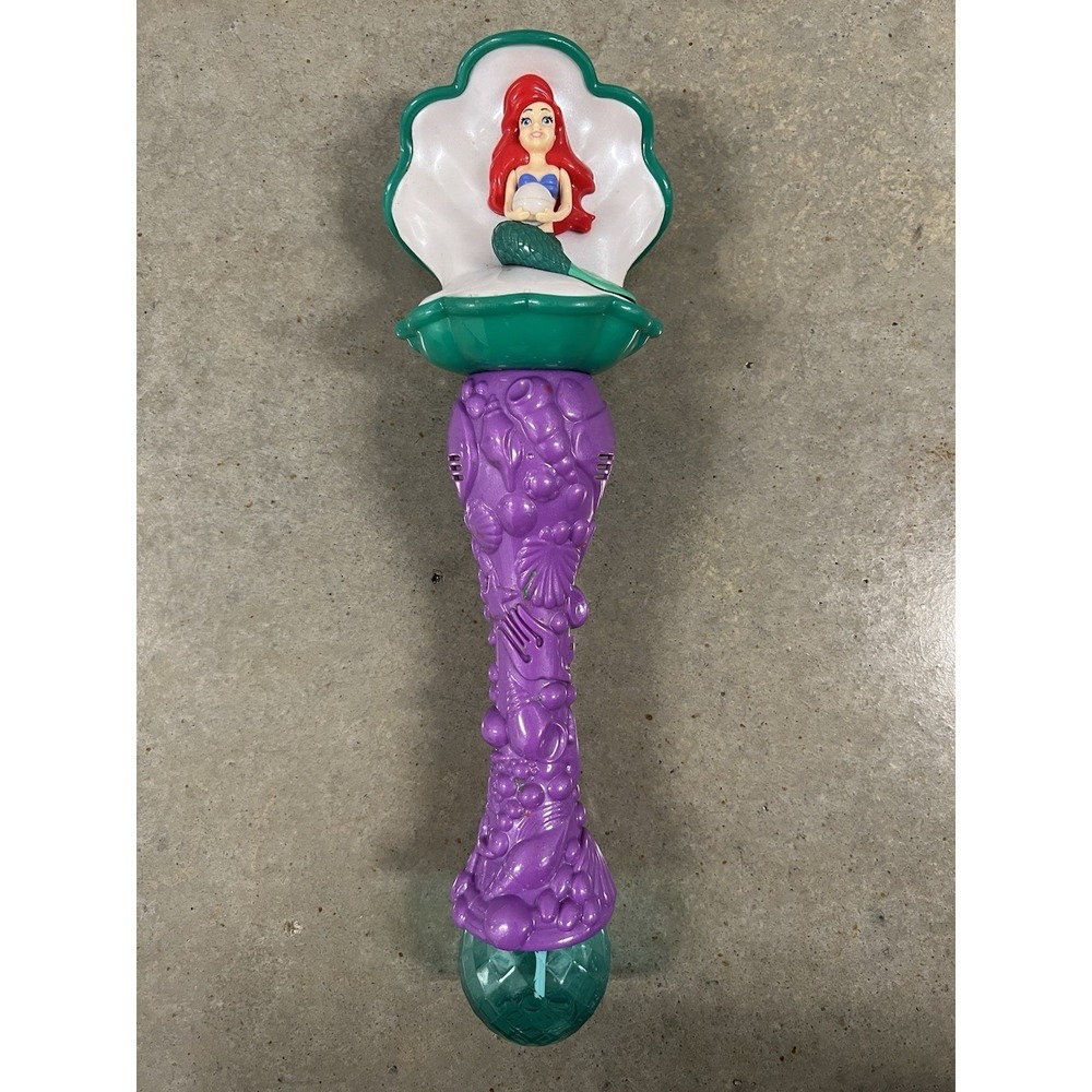 Ariel Bubble Wand - Disney Parks - Light Up, Musical - Original Version